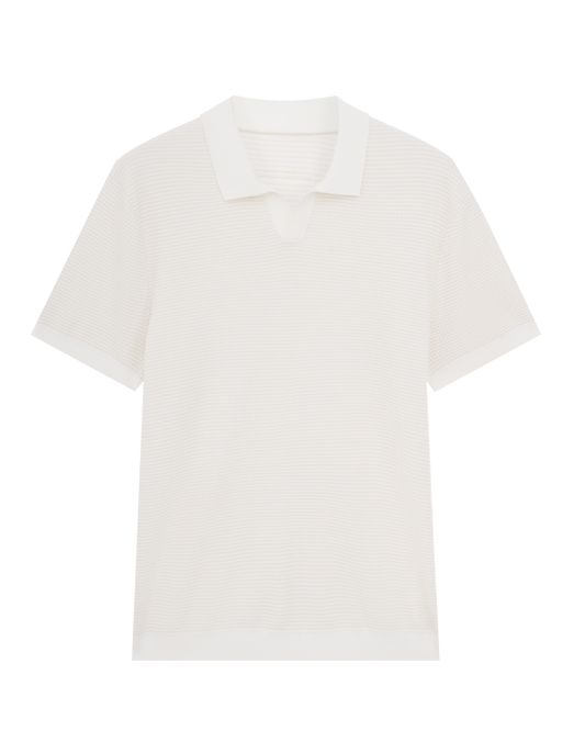 Jacquard Cotton Polo