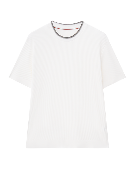 Structured Cotton T-Shirt