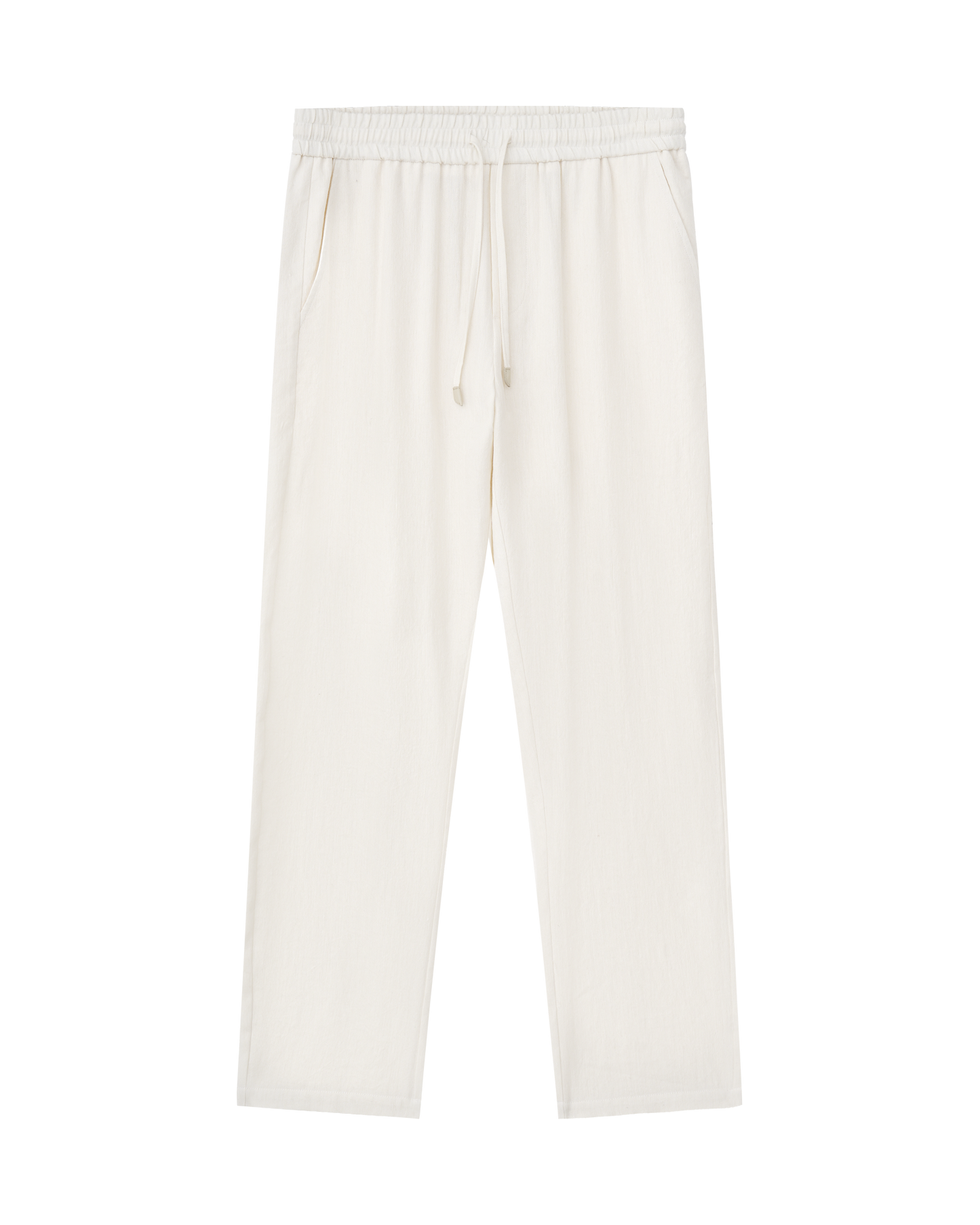 Drawstring Wool Linen Pants