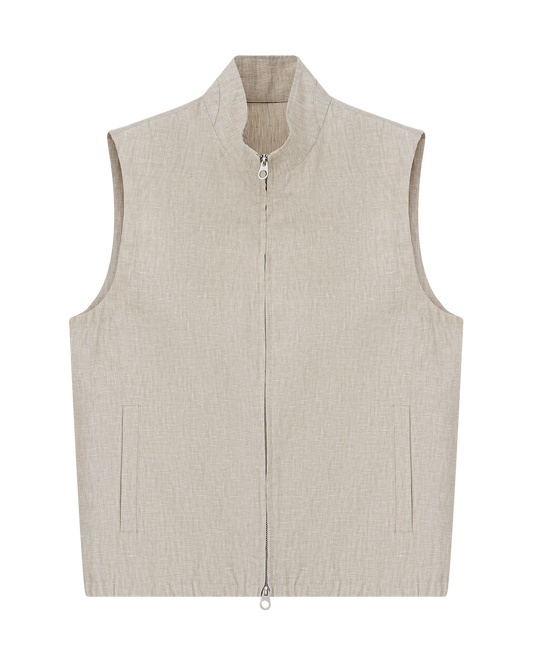Linen Layering Vest