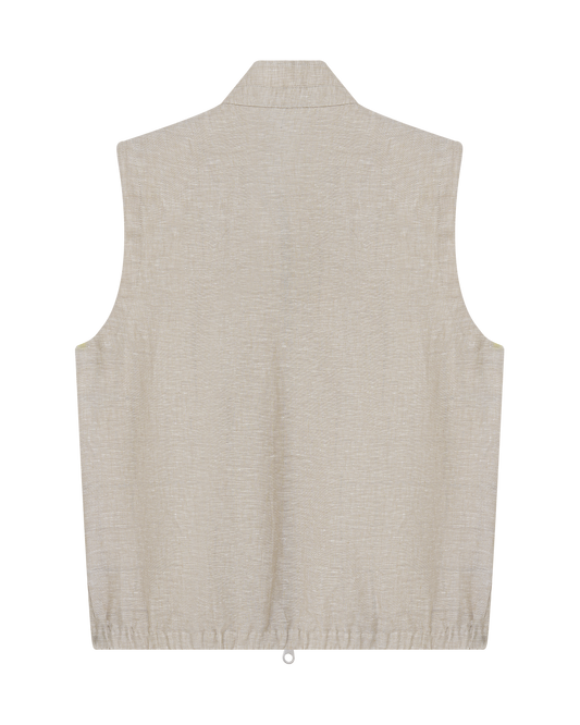 Linen Layering Vest