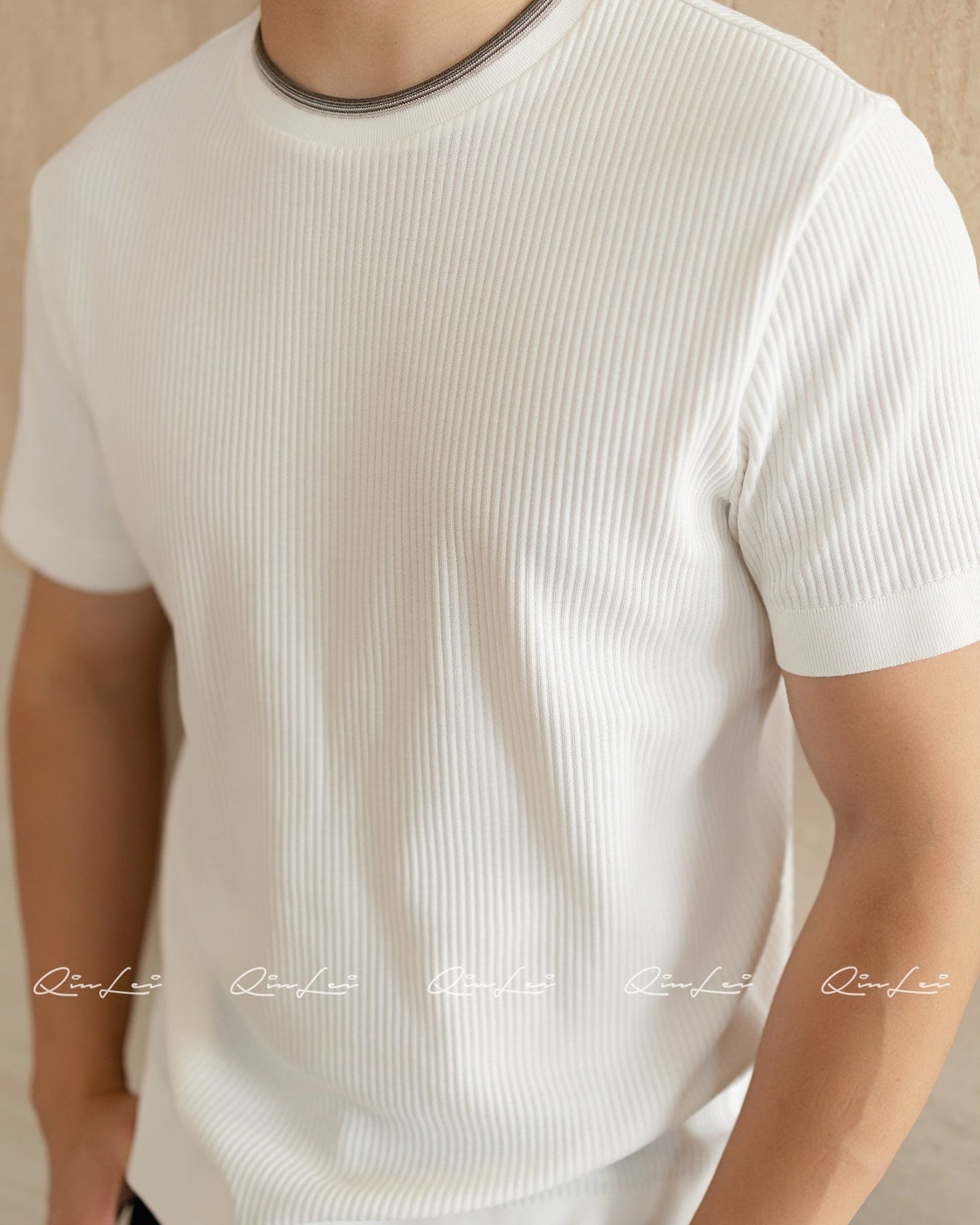 Structured Cotton T-Shirt