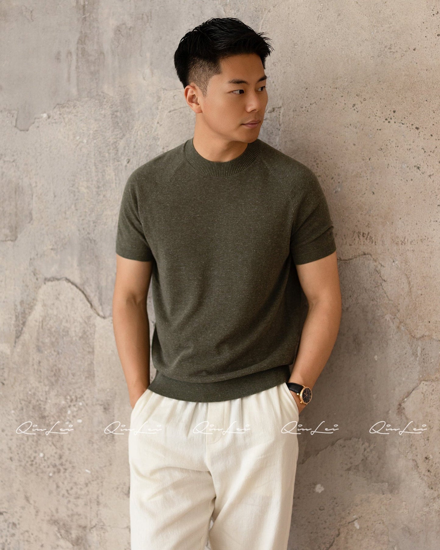 Raglan Linen T-Shirt